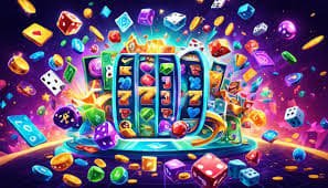 Ilustrasi Lotre slot7777 bernuansa pastel